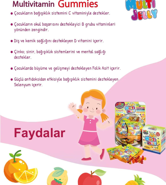 Multivitamins jelly 7 x 20 g